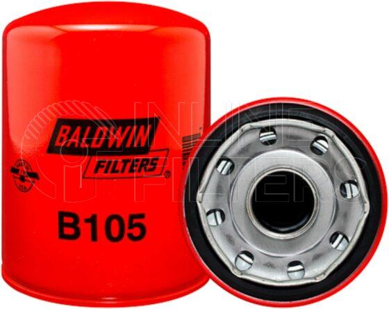 Baldwin B105. Baldwin - Spin-on Lube Filters - B105.