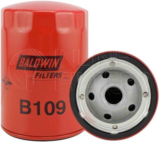 Baldwin B109. Baldwin - Spin-on Lube Filters - B109.