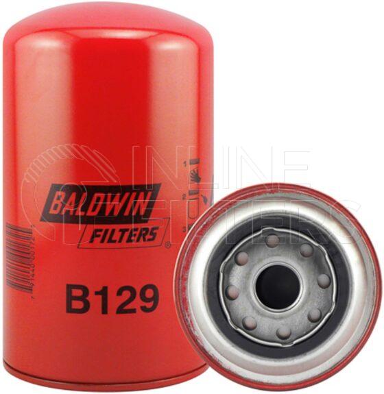 Baldwin B129. Baldwin - Spin-on Lube Filters - B129.
