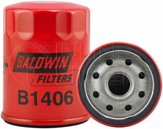 Baldwin B1406. Baldwin - Spin-on Lube Filters - B1406.