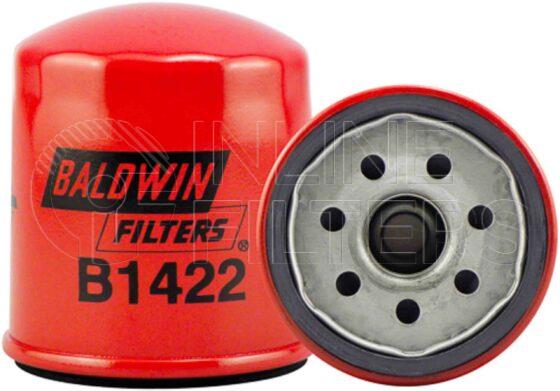 Baldwin B1422. Baldwin - Spin-on Lube Filters - B1422.