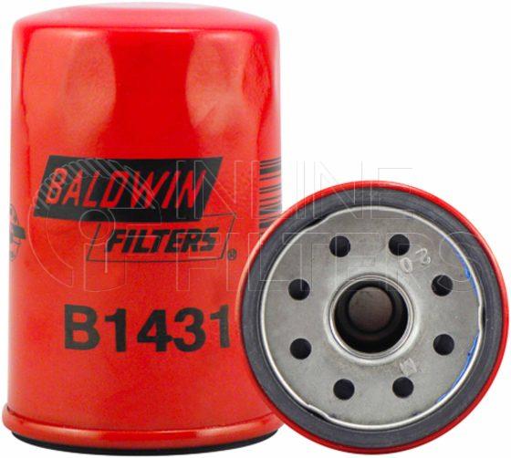 Baldwin B1431. Baldwin - Spin-on Lube Filters - B1431.