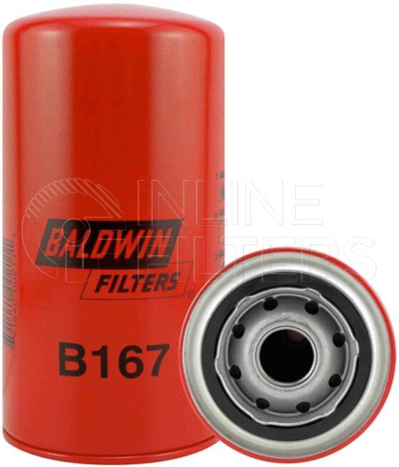 Baldwin B167. Baldwin - Spin-on Lube Filters - B167.