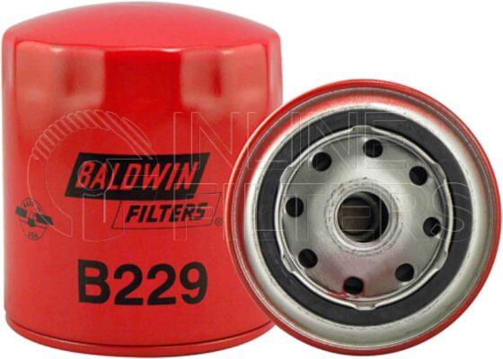 Baldwin B229. Baldwin - Spin-on Lube Filters - B229.
