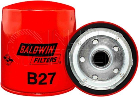 Baldwin B27. Baldwin - Spin-on Lube Filters - B27.