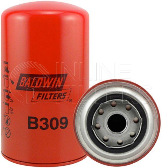 Baldwin B309. Baldwin - Spin-on Lube Filters - B309.