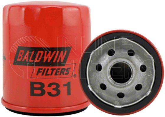 Baldwin B31. Baldwin - Spin-on Lube Filters - B31.