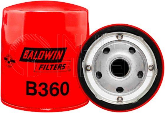 Baldwin B360. Baldwin - Spin-on Lube Filters - B360.