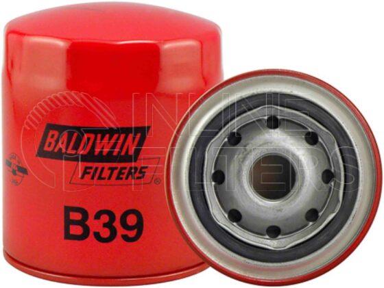 Baldwin B39. Baldwin - Spin-on Lube Filters - B39.