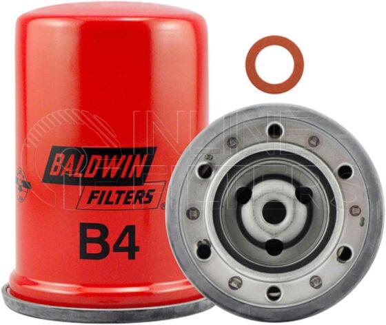 Baldwin B4. Baldwin - Spin-on Lube Filters - B4.