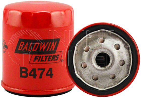 Baldwin B474. Baldwin - Spin-on Lube Filters - B474.