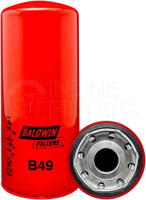 Baldwin B49. Baldwin - Spin-on Lube Filters - B49.
