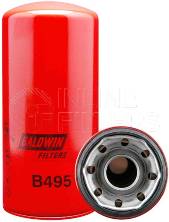 Baldwin B495. Baldwin - Spin-on Lube Filters - B495.