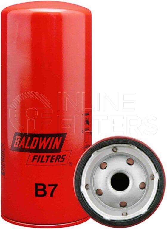 Baldwin B7. Baldwin - Spin-on Lube Filters - B7.