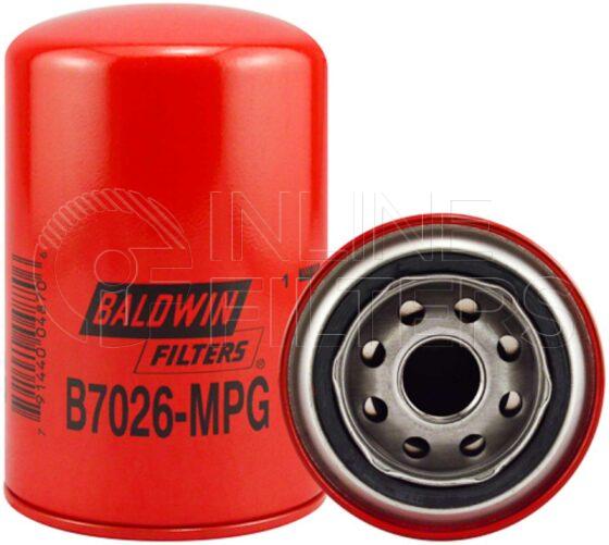 Baldwin B7026-MPG. Baldwin - Low Pressure Hydraulic Spin-on Filters - B7026-MPG.