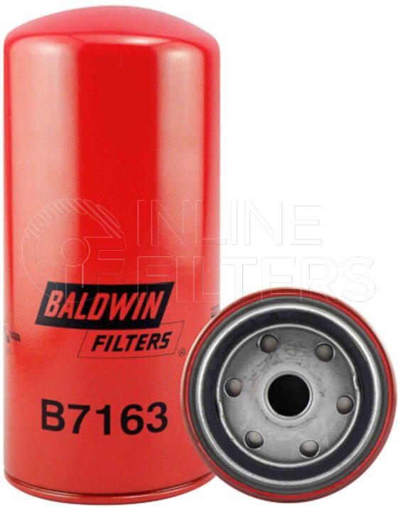 Baldwin B7163. Baldwin - Spin-on Lube Filters - B7163.