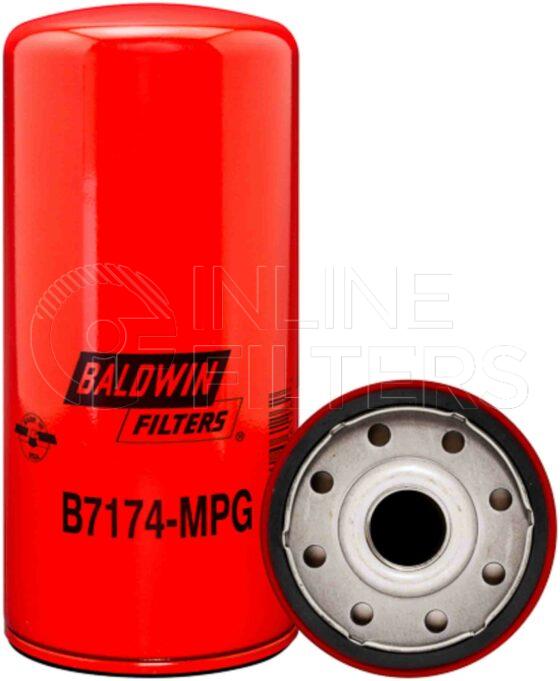 Baldwin B7174-MPG. Baldwin - Spin-on Lube Filters - B7174-MPG.