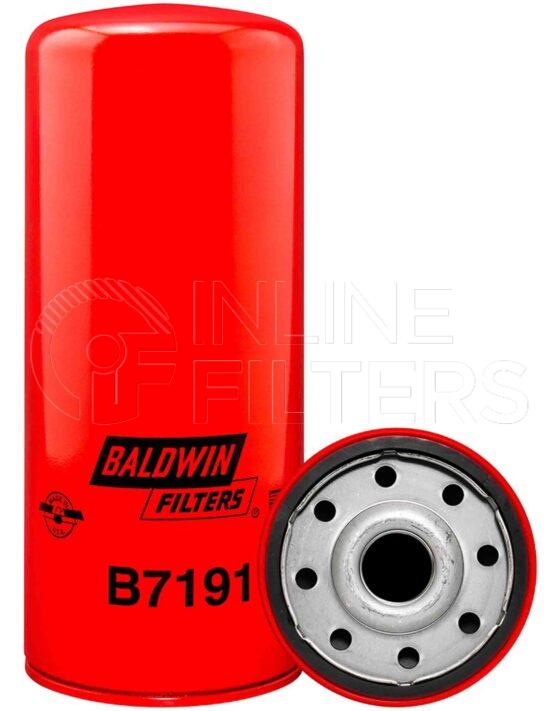 Baldwin B7191. Details: Baldwin - Spin-on Lube Filters - B7191.