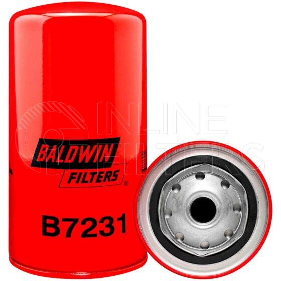 Baldwin B7231. Details: Baldwin - Spin-on Lube Filters - B7231.