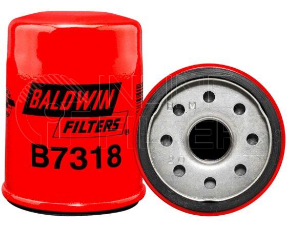Baldwin B7318. Baldwin - Spin-on Lube Filters - B7318.
