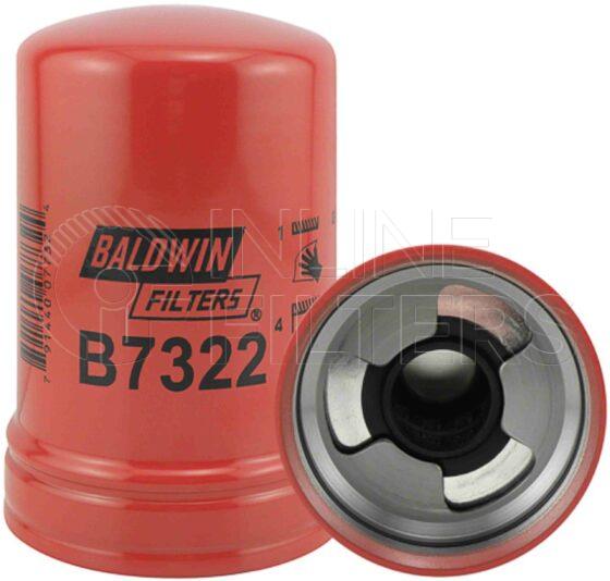 Baldwin B7322. Baldwin - Spin-on Lube Filters - B7322.