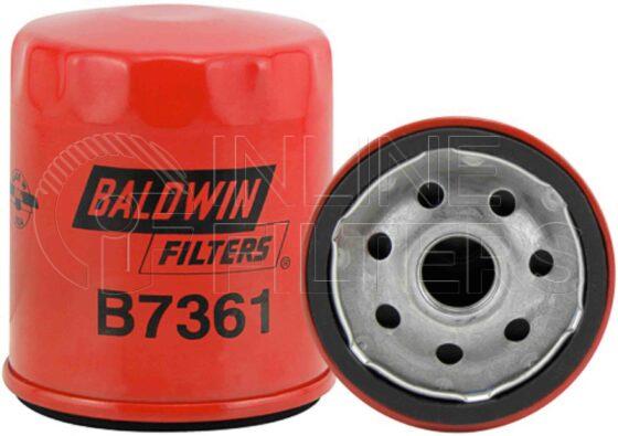 Baldwin B7361. Baldwin - Spin-on Lube Filters - B7361.