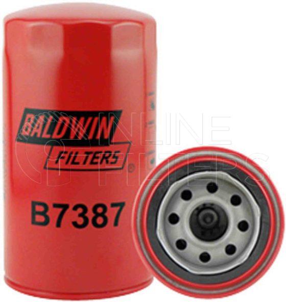 Baldwin B7387. Baldwin - Spin-on Lube Filters - B7387.