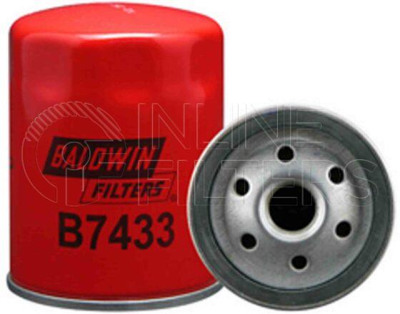 Baldwin B7433. Baldwin - Spin-on Lube Filters - B7433.