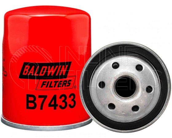 Baldwin B7433. Details: Baldwin - Spin-on Lube Filters - B7433.