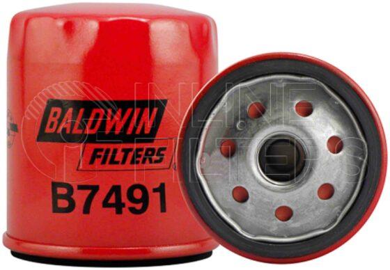 Baldwin B7491. Baldwin - Spin-on Lube Filters - B7491.