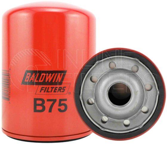 Baldwin B75. Baldwin - Spin-on Lube Filters - B75.