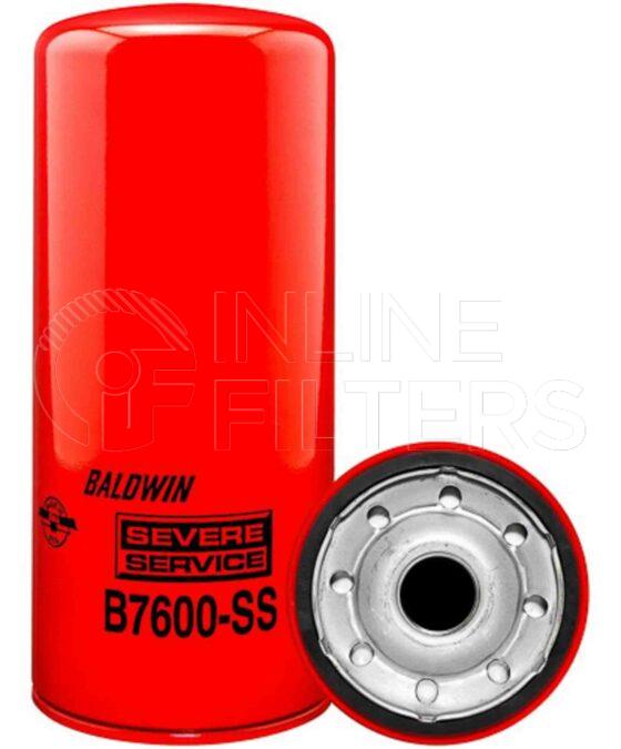 Baldwin B7600-SS. Baldwin - Spin-on Lube Filters - B7600-SS.