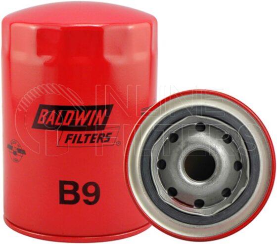 Baldwin B9. Baldwin - Spin-on Lube Filters - B9.