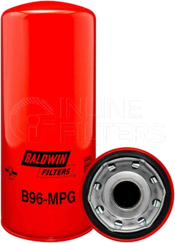 Baldwin B96-MPG. Baldwin - Spin-on Lube Filters - B96-MPG.