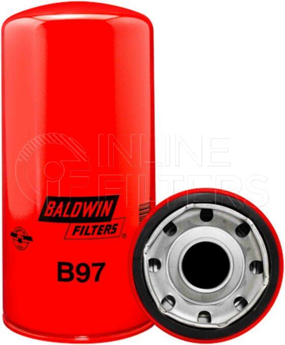 Baldwin B97. Baldwin - Spin-on Lube Filters - B97.