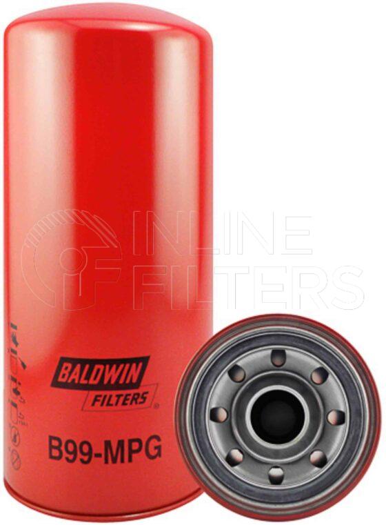 Baldwin B99-MPG. Baldwin - Spin-on Lube Filters - B99-MPG.