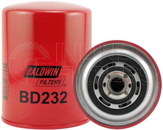 Baldwin BD232. Baldwin - Spin-on Lube Filters - BD232.