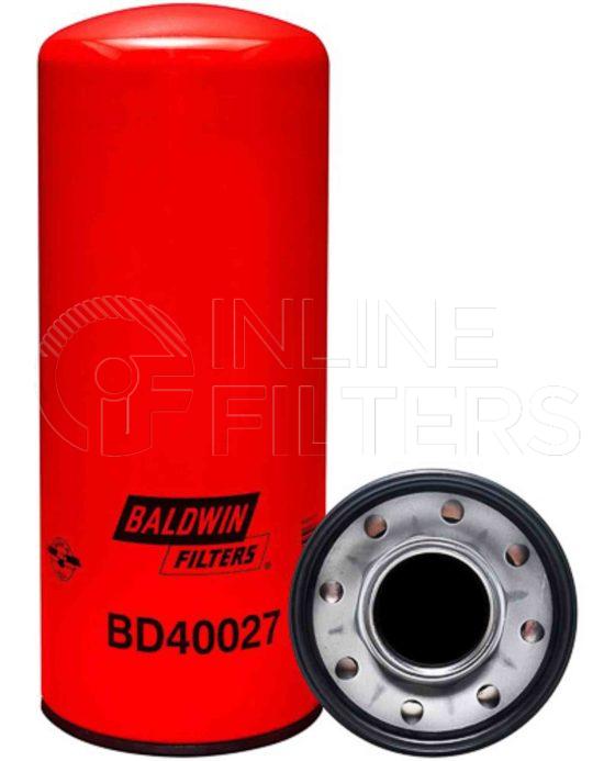 Baldwin BD40027. Baldwin - Spin-on Lube Filters - BD40027.