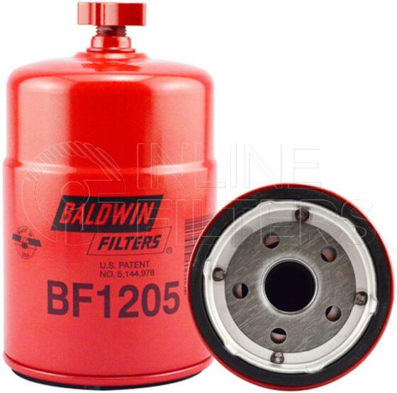 Baldwin BF1205. Baldwin - Spin-on Fuel Filters - BF1205.
