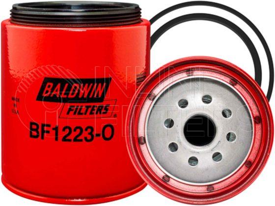 Baldwin BF1223-O. Baldwin - Spin-on Fuel Filters with Open Port for Bowl - BF1223-O.
