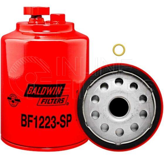 Baldwin BF1223-SP. Baldwin - Spin-on Fuel Filters - BF1223-SP.