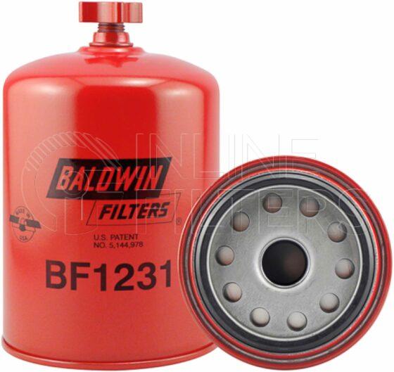 Baldwin BF1231. Baldwin - Spin-on Fuel Filters - BF1231.