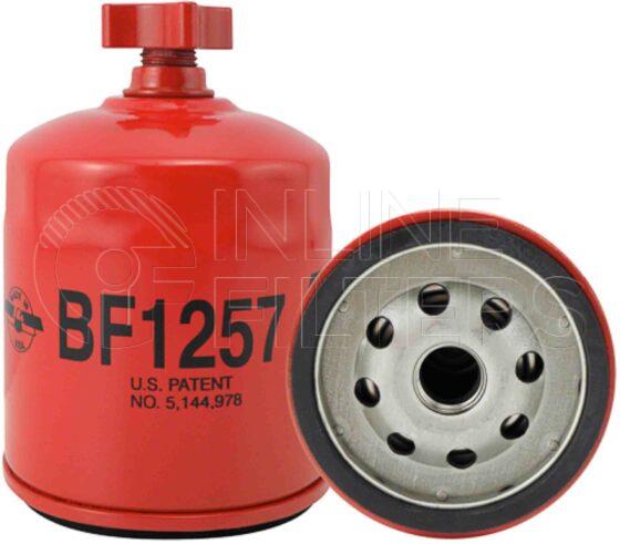 Baldwin BF1257. Baldwin - Spin-on Fuel Filters - BF1257.