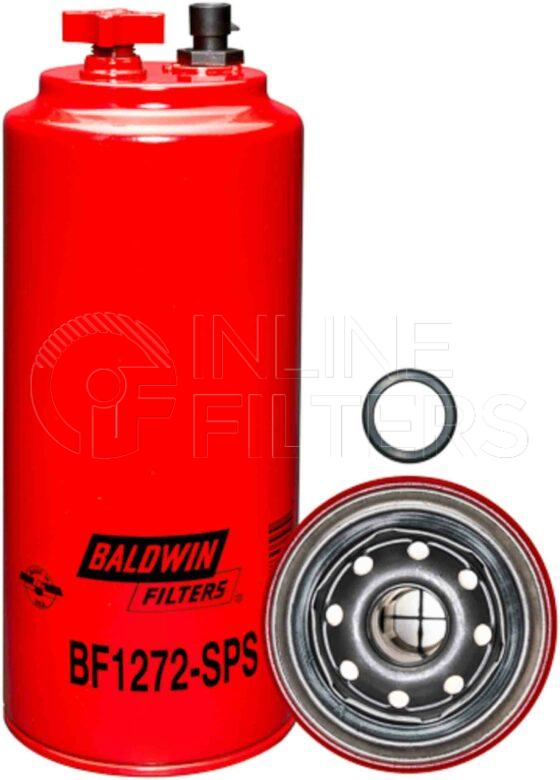 Baldwin BF1272-SPS. Baldwin - Spin-on Fuel Filters - BF1272-SPS.