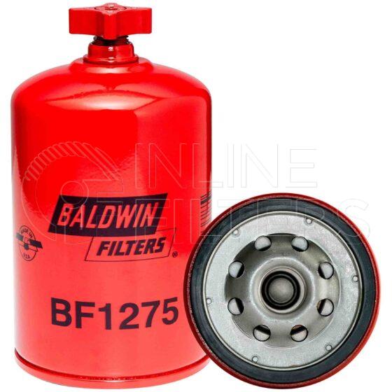 Baldwin BF1275. Details: Baldwin - Spin-on Fuel Filters - BF1275.