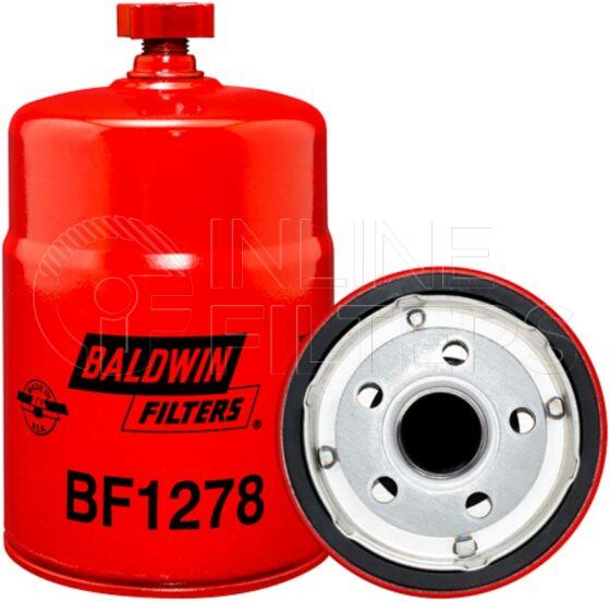 Baldwin BF1278. Baldwin - Spin-on Fuel Filters - BF1278.