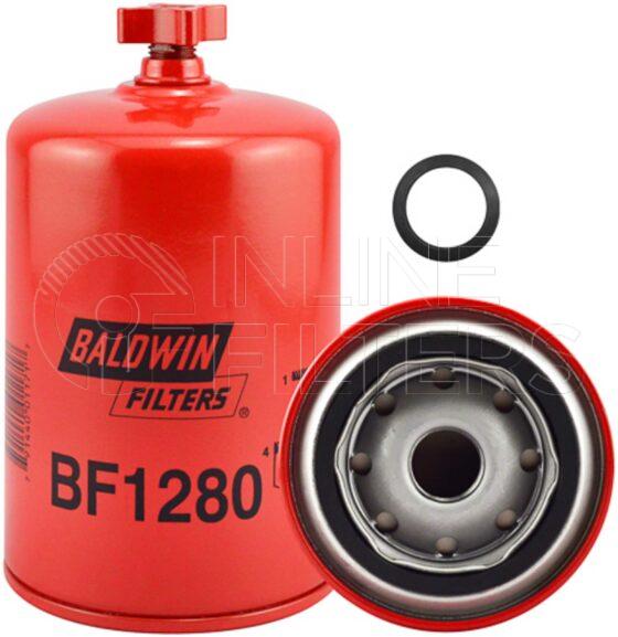 Baldwin BF1280. Baldwin - Spin-on Fuel Filters - BF1280.