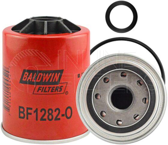 Baldwin BF1282-O. Baldwin - Spin-on Fuel Filters with Open Port for Bowl - BF1282-O.