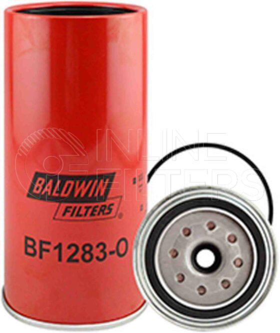 Baldwin BF1283-O. Baldwin - Spin-on Fuel Filters with Open Port for Bowl - BF1283-O.