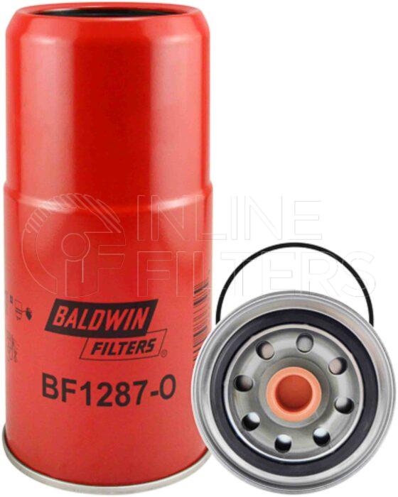 Baldwin BF1287-O. Baldwin - Spin-on Fuel Filters with Open Port for Bowl - BF1287-O.